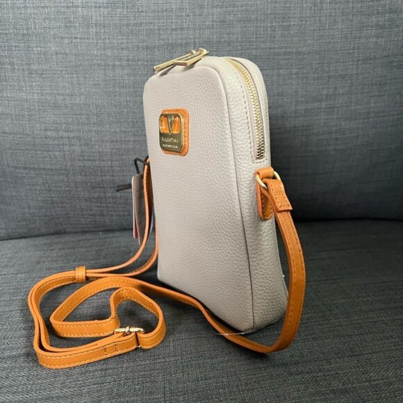 NWT Valentina Leather Crossbody Shoulder BAG/Phone Case Purse - Picture 13 of 13